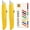Yellow, variant on 2Pack Utility Knife Box Cutter Retractable Razor Blade Heavy Duty Box Cutters Knife PVC Pipe Cutter (Red)
