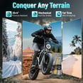 thumbnail image 4 of TST Electric Bike for Adults, 48V/15AH Battery, 20"x4" Fat Tire, 750W Motor EBike For Men, Tested to UL2849 Standard by SGS, 4 of 9