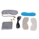 thumbnail image 2 of Almohadilla térmica eléctrica para los ojos para aliviar la fatiga, dormir sin dormir, parche de vapor para los ojos - Alimentación por USB, seda fría, transpirable - 5 V/10 W - Gris plateado, 2 of 10