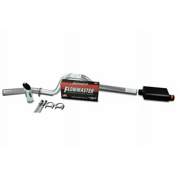 Ford F-150 04-14 Single 3" Truck Exhaust Kits Flowmaster Super 44 Slash Corner