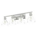 thumbnail image 2 of Hunter - Van Nuys 4-light Brushed Nickel, Medium Size Vanity Light, Dimmable, Transitional Style, for Bedrooms, Dining, Living Rooms - 48040, 2 of 8