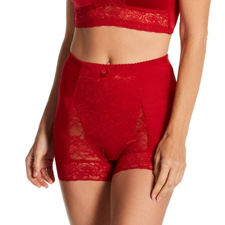 

Women s Rhonda Shear 3867B Pin Up Girl Lace Control Panty (Cherry 1X)