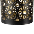 thumbnail image 5 of Northlight Laser-Cut Iron Votive Candle Holders - 6.25" - Black and Gold Finish - Set of 3, 5 of 6