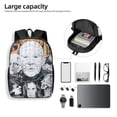 thumbnail image 4 of Hellraiser Backpack, Large Capacity Daypack Backpack, Extra Large Laptop Backpack for College Work Daily, Lightweight Daypack Bookbag, 16.9x12.6x5.5 Inch, 4 of 8