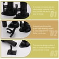 thumbnail image 2 of AFQH 12 Pcs Cabinet Foot Buckle Kitchen Plinth Leg Clips Kick Board Adjustable Legs, 2 of 10