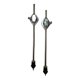 thumbnail image 1 of 2x Patas de metal para batería, soporte para pata de tom, antideslizante, repuesto, accesorio para batería, patas de batería, piezas de percusión, largo, 1 of 10