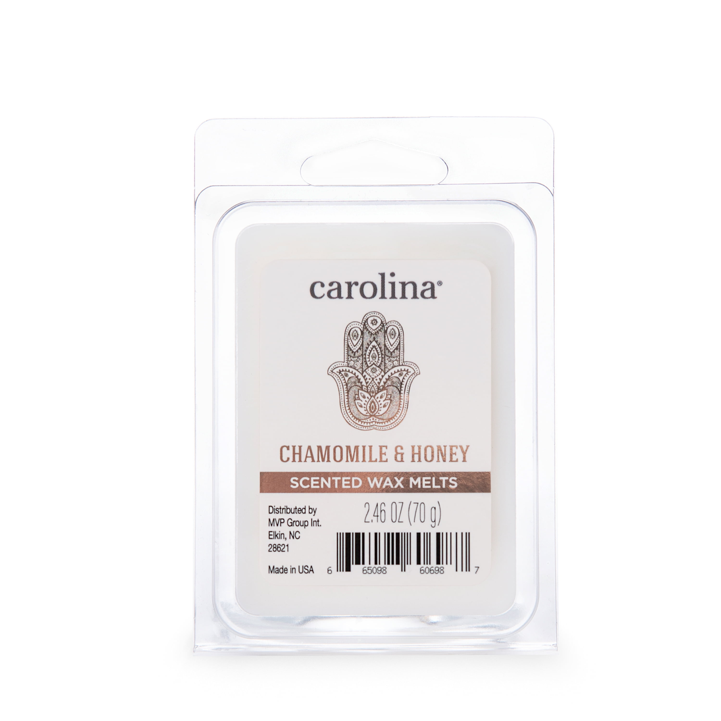 Carolina Candles Carolina Candle Chamomile And Honey 2.46 oz Wax Melt, Aromatherapy, White