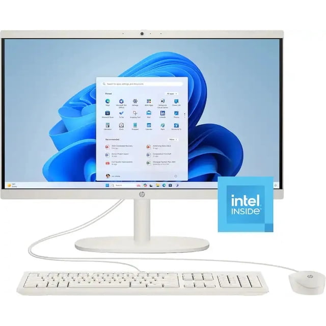 Computadora HP - 21.5" All-in-One - Intel N100 - 128GBSSD