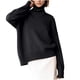 thumbnail image 2 of Suéter de cuello alto para mujer, moda informal, manga larga, cuello alto, suéter para mujer, 2 of 8