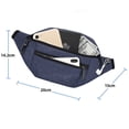 thumbnail image 2 of Riñonera impermeable para deportes de ocio, riñonera para fitness, riñonera para teléfono móvil, bolsa diagonal para correr, bolsa de pecho, regalos para disfrutar de deportes, festivales,, 2 of 5