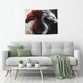 thumbnail image 6 of Bingfone Cool Black And White Dragon Tapestry Wall Hanging Decor for Living Room Bedroom Dorm Classroom Office Decor 29x37 Inch, 6 of 8