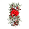 thumbnail image 2 of BJUTIR Christmas Wreaths & Garlands The Cordless Prelit Stairway Trim Christmas Wreaths For Front Door Holiday Wall Window Hanging Ornaments For Indoor Outdoor Home Xmas Decor, 2 of 9