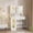 White, variant on TEQIN Small Makeup Vanity Desk With Smart Led Mirror & Power Outlet, 33.46" Vanity Table,Compact Dressing Table For Small Spaces,Modern Bedroom Vanity Set