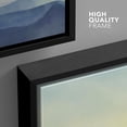 thumbnail image 4 of PixonSign Framed Canvas Print Wall Art Sunset Pastel Sky Gradient Nature Wilderness Illustrations Fine Art Decorative Farmhouse/Country Relax/Calm/Cozy Multicolor Zen for Bedroom - 16"x24" Black, 4 of 5