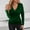 Green, variant on Women's Velvet Sequin Splice Blouses Tops Slim Fitted Deep V Neck Cross Wrap Top Long Sleeve T-Shirts Wrap Ruched Plunge Sexy Deep V Neck Tunic Tops Tee