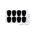 thumbnail image 2 of AURARMLET 60Pcs Tenor Sax Mouthpiece Pads for Teeth Protection Black Silicone Standard Design, 2 of 8