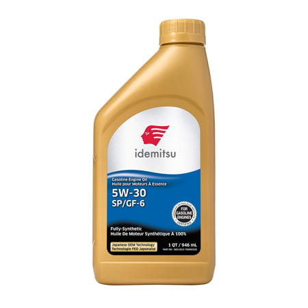 Idemitsu 30013015-75000C020 SAE 5W-30 Full Synthetic Motor Oil Pack of 10