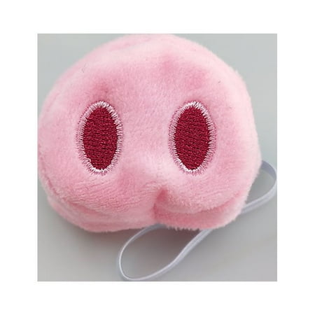 

3pcs Plush Pig Nose Costume Accessories Animal Theme Party Cosplay Pig Nose Adorable Animal Nose Prop