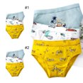 thumbnail image 4 of Kids Underwear Cotton Stretch 3 Pairs Car Pattern Boxer Brief Boxer Underwear, 4 of 10