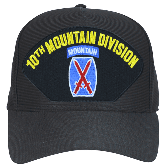 10th Mountain Division with Patch Ball Cap
