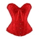 thumbnail image 3 of Mono Moldeador De Encaje, Jacquard Ajustable Para Evitar La Flacidez Con Cordones, Ropa Moldeadora De Encaje Transpirable Para Dama Para Juego De Rol ANGGREK L rojo, 3 of 7