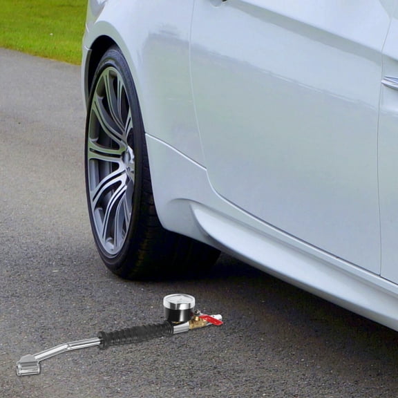 LITINKIMI Litinkimi Iron Air Chuck with Pressure Gauge, Portable and Efficient for Cars