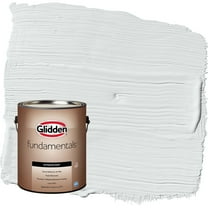 Glidden Fundamentals Gray Glimpse / Grey Semi-Gloss Exterior Paint, 1 Gallon