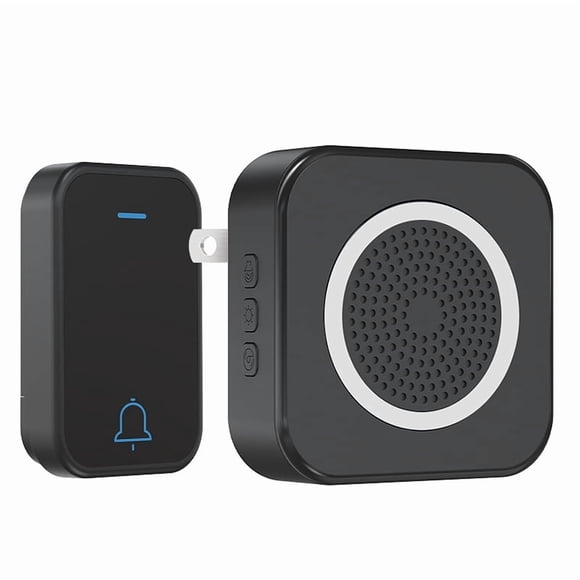 shyuyusa LED Indicator Wireless Remote Doorbell, Stable Signal Home Alert Device for Villa, Apartment Entry Prompt and Household Safety Reminder