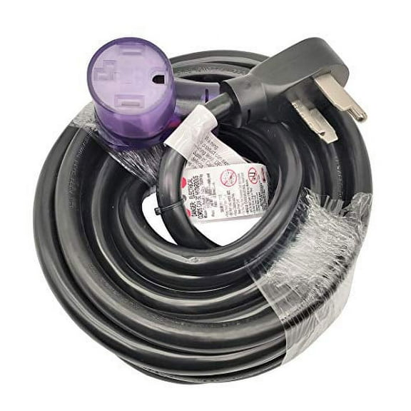 Parkworld 886085 Dryer 4 Prong 30A Extension Cord NEMA 14-30P to 14-30R, 30A, 250V, 7500W (36FT)