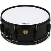 Tama Steel Snare Drum - 5.5 Inches X 14 Inches - Black Black