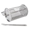 thumbnail image 2 of EBTOOLS Portable Rolling BBQ Grill Basket With Fork For Outdoor Cooking, 2 of 8