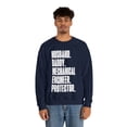 thumbnail image 4 of Mechanical engineer Dad Fathers Day Birthday Sweatshirt, Gifts, Crewneck, 4 of 4