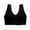 Black, variant on Seamless Sports Bra Without Steel Ring Yoga Bra, With Detachable Pad, Suitable For Women