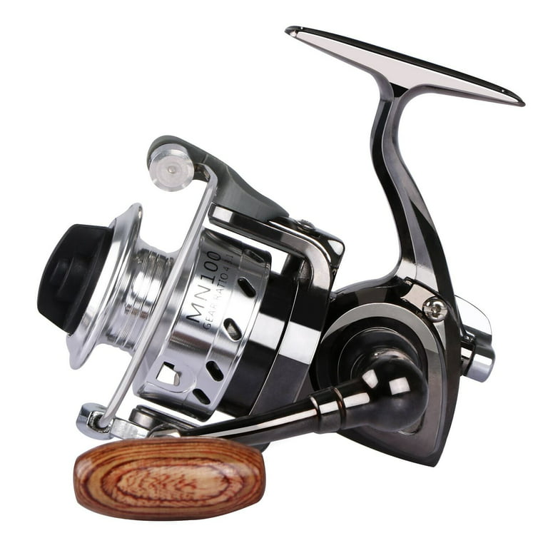 Goture Mini Pocket Metal Spinning Fishing Reel Ultra Smooth Powerful Light  Weight Ice Reels Collapsible Handle and Metal Shaped Body for Freshwater