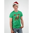 thumbnail image 2 of Ho Ho Ho Y'all - Santa Tractor Xmas T-shirt Men's, 2 of 4