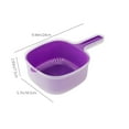thumbnail image 3 of STPToys Fruit Strainer Container with Handle,2 in 1 Fruit Vegetable Washing Basket Fruit Washing Bowl with Strainer - Purple, 3 of 8