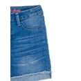 thumbnail image 2 of Lee Girls Mid Length Roll Cuff Denim Shorts with GWP Sunglasses, Sizes 7-16, 2 of 3