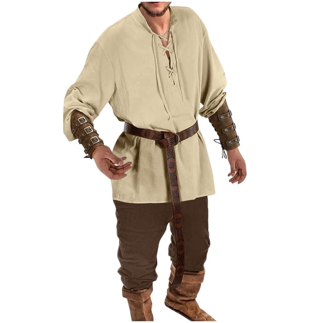 Mens Pantalones Casuales Suéter Sólido de Manga Larga Blusa Elástica de la Cintura Capris, con Bolsillos para el Uso Diario