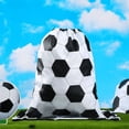 thumbnail image 4 of 12 Pieces Soccer Style Candy Drawstring Bag Softball Soccer Basketball Volleyball Drawstring Bags, 4 of 7