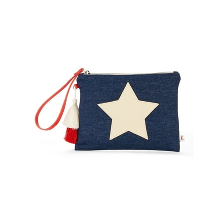 Denim - Denim Star Pouch Wristlet