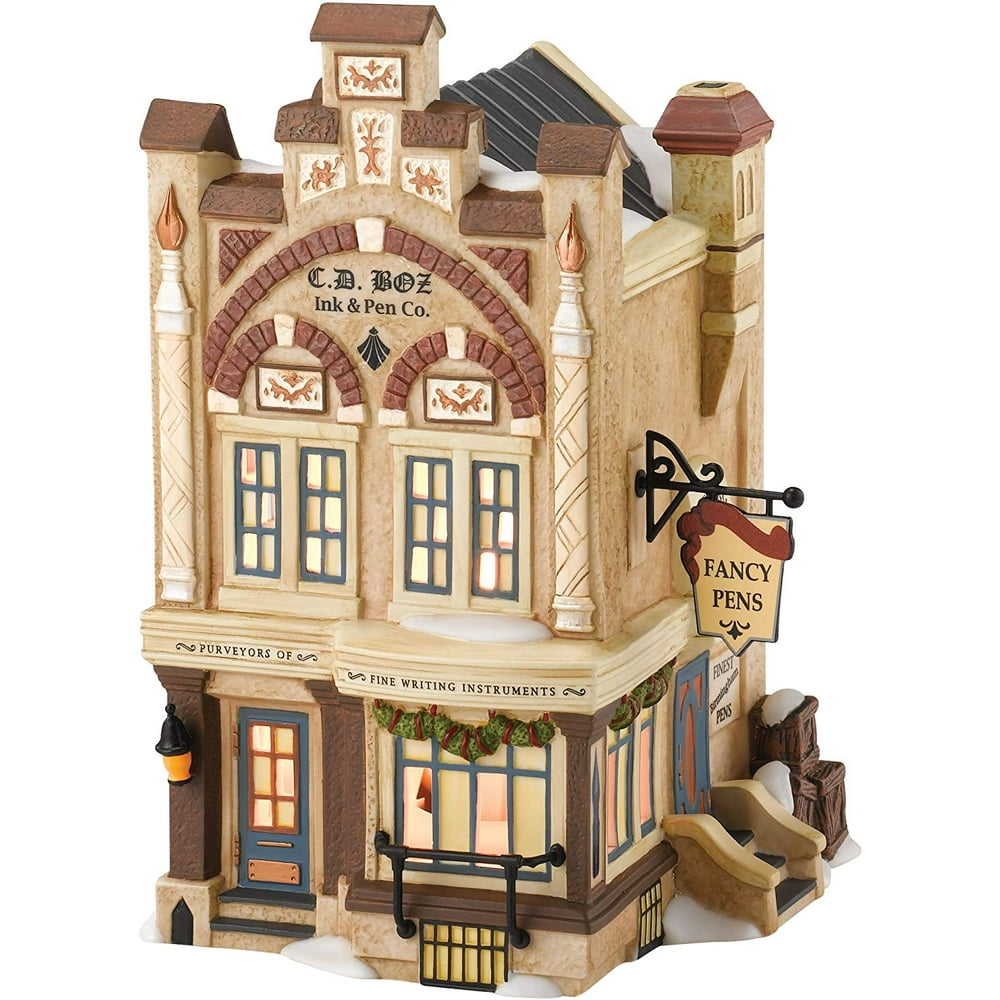 Department 56 Dickens Village C.D Boz Ink & Pen Co.
