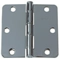 thumbnail image 2 of GlideRite 3-1/2 in. Steel Door Hinge with 1/4 in. Corner Radius, Polished Chrome finish, Pack of 12, 2 of 3