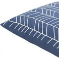 thumbnail image 2 of Lachen Woven Modern Pillow Cover in Dark Blue, Cream, 2 of 4