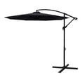 thumbnail image 2 of FLAME&SHADE 10 ft Cantilever Offset Outdoor Patio Umbrella with Cross Base Stand, Black, 2 of 8