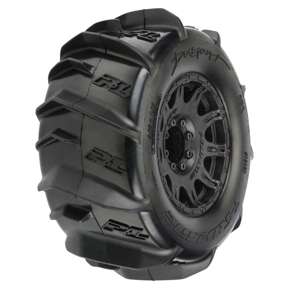 Pro-line Racing Dumont 3.8 Paddle MTD en neumático Raid Blk 17 mm F/R PRO1019210 RC