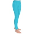 thumbnail image 4 of Sinleey Girls' Active Yoga Tights Athletic Sports Workout Stretchy Dance Leggings Running Compression Lake Blue 8, 4 of 6