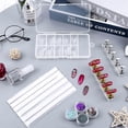 thumbnail image 2 of 2 Sets Acrylic Nail Art Holder Magnetic Practice Display Stand With 96pcs White Reusable Adhesive Putty And 100pcs Acrylic Coffin Fake Nail Tips Banmo, 2 of 5