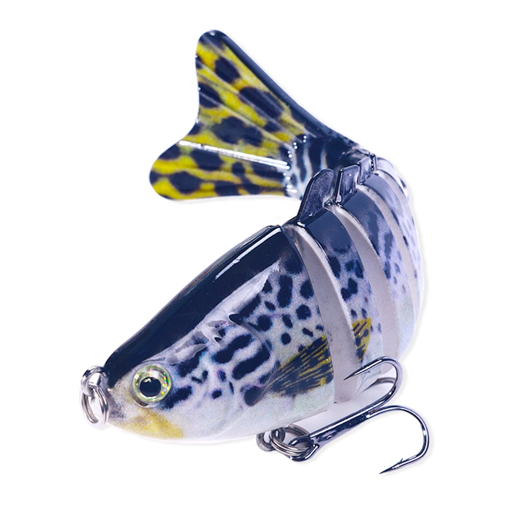 HENGJIA Fishing Lures 15PCS Multi Jointed Fish Fishing Kits Slow Sinking Lifelike Swimbait Freshwater and Saltwater for Trout Bass Lures