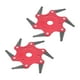 thumbnail image 1 of Cabezal de Corte de 2 Piezas con 6 Dientes Afilados Cuchillas de Corte Weedeater para Podar Ramas Arbustos aleación de Manganeso Alta Dureza Dureza Fuerte ANGGREK Otros, 1 of 8