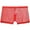 Red, variant on jobturf Men's Underwear See Through Mesh Short Leg Boxers Briefs Elastic Waist Casual Underpants Breathable Lightweight Low Rise Trunks M-XXXL